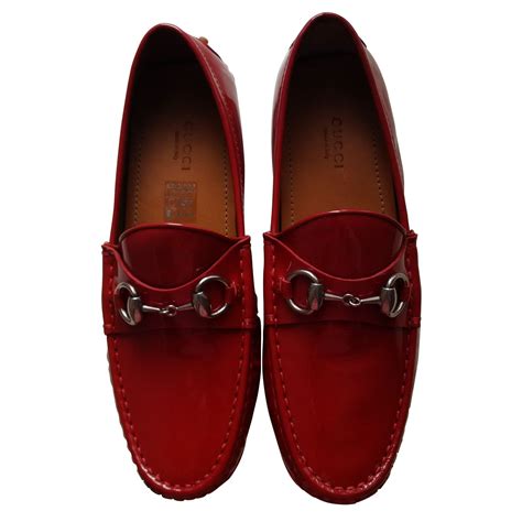 mocassin gucci rouge homme|Mocassins pour Homme de Luxe en Cuir et en Daim .